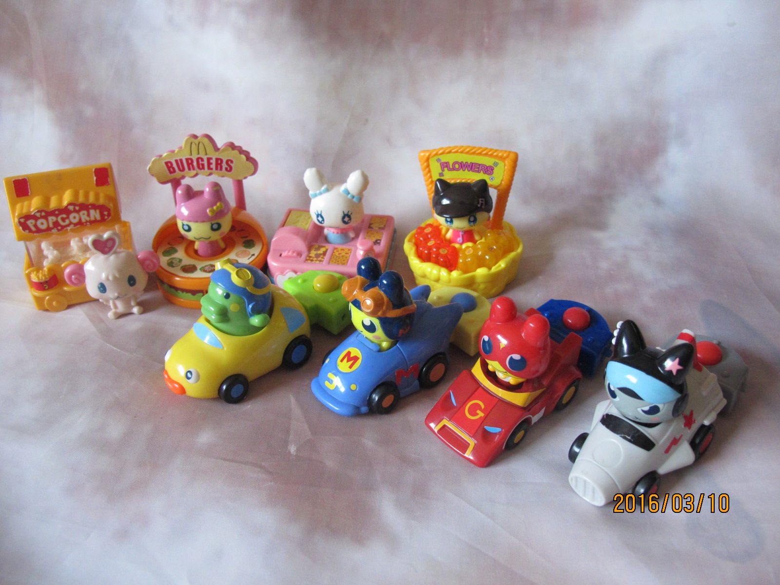 McDonald's Toys 2012 Pet Anti-Fight Stars Tuo Songs full set of 8 sets of flaws See description