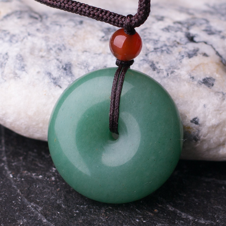 Natural jade Tanglin jade safe buckle pendant jade pendant couples green necklace jade necklace jade pendant jade pendant