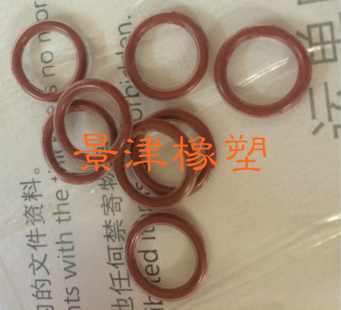 PTFE coated O-ring Coated silicone rubber sealing ring Teflon high temperature corrosion ring customized small specifications