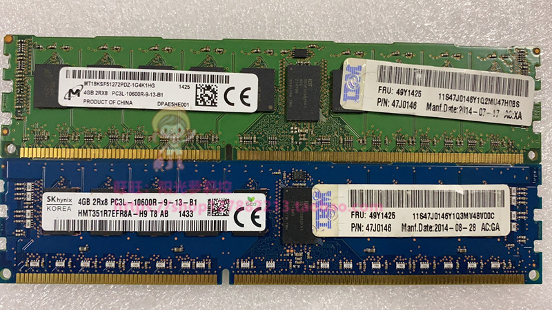 IBM49Y1424FRU:49Y1425P N:47J01464GPC3L-10600R original memory