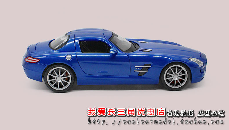 Mercedes-Benz Hình 1: 18 Mercedes-Benz SLS AMG Gullwing mô phỏng bộ sưu tập đồ chơi xe hợp kim tĩnh xe đồ chơi cho bé
