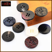 Flat Matte Coat Windbreaker Button Men and Women Wild Suit Button Cashmere Jacket Sweater Cardigan Pants Button