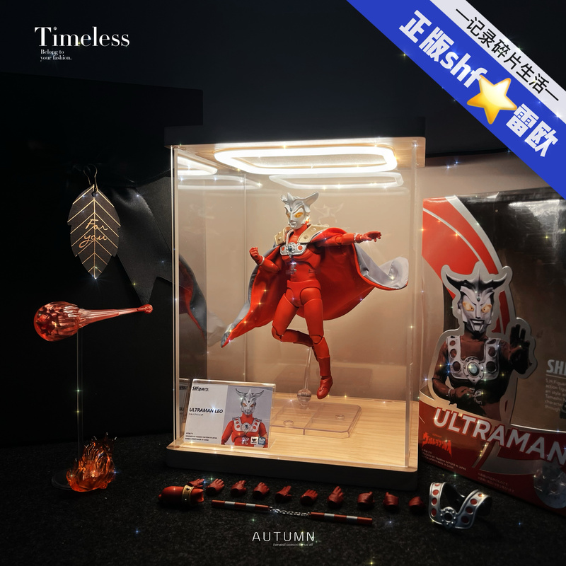 New Official Shf Ultraman Leo Collectible Toy, Birthday Gift for Boys and Boyfriends, Figurine with Emotional Appeal