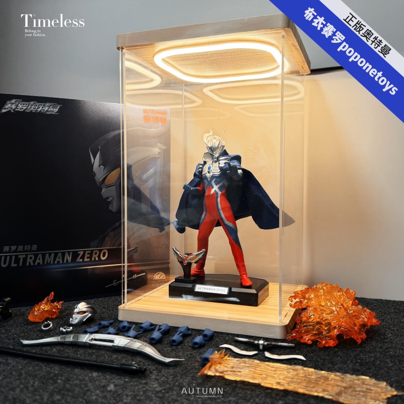 Official New Ultraman Ultraman Poponetoys Collectible Figure for Boys, Birthday Gift, Hand-Made Model