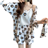 Шелковая летняя тонкая сексуальная пижама, милый комплект, шорты, эффект подтяжки