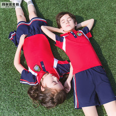 детская форма 幼儿园园服夏装短袖秋季校服2021新款小学生夏季运动套装男女班服