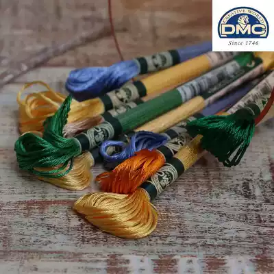 French DMC cross stitch x embroidery ART1008F bright silk thread French embroidery thread a 8 M 60 color