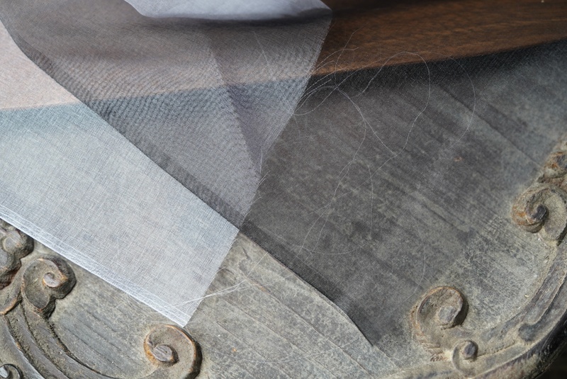 Japanese Silk Chiffon, Organza, Heat-Pressed Floral Fabric, Flower Making Materials, Starched