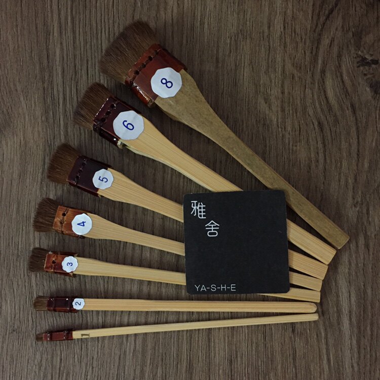 Yasuda Hayaba Leaf Special flower-making hot flower dyeing brush set