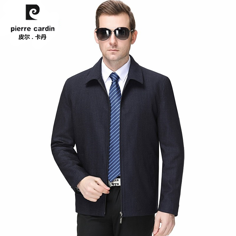 Pilkardon Spring Spring Autumn New Free Ironing Loose Middle-aged Dad Business Casual Men's Jacket Jacket Brands Men's Clothing