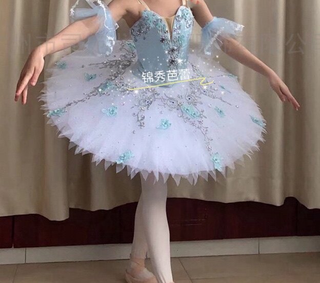 Children's professional ballet dresses Sleeping Beauty to perform the Swan Lake TUTU yarn fluffy skirt stage dress performance suit