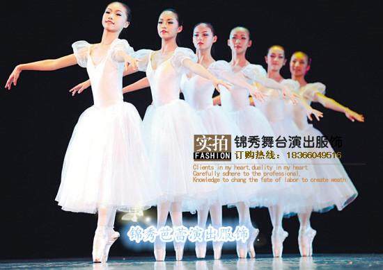 Children's long version of ballet dresses Adult professional dance dresses Large performances Bubble Sleeves of Princess Fluffy Princess Dress