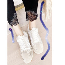 Special suede heating gush high elastic small black pants expecting a year of upgrade denim little black pants 