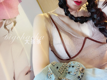 Beauty in the bone is not in the skin Taiwan lace sexy Bra no steel ring chest body top bottom vest underwear