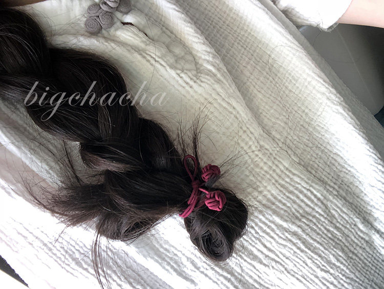 Year-year-year-year-year-old See art retro Chinese style disc buckle rubber band Hair Rope Elastic good and good ~ 