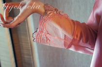 Lifetime push new height full silk heavy industry lace silk pajamas suit (its better to never meet the city color)