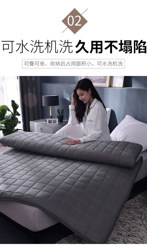 Nam Cực bông kháng khuẩn nệm overstuffed 1,8 mét nệm nệm pad là 1,5 nhà tatami mat - Nệm nệm cao su non giá rẻ
