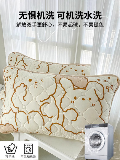 Waterproof pillow case one pair of mouth-proof head oil pillowcase cover single pillow protective cover 48x74 pillow core inner liner cover 2