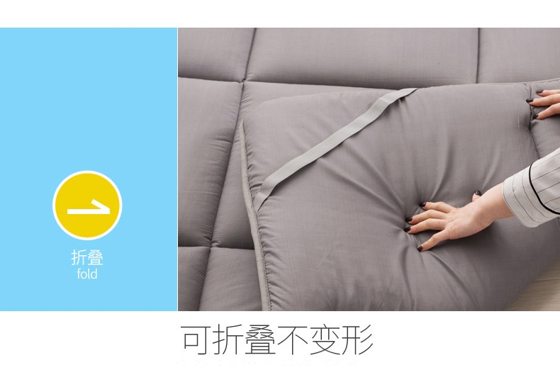 Ký túc xá sinh viên ở Nam Cực nệm lông nhung đơn nệm nệm đơn 1,5m giường dày sinh viên - Nệm đệm y tế