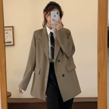 Черный пиджак классического кроя для отдыха, осенний, премиум класс, яркий броский стиль