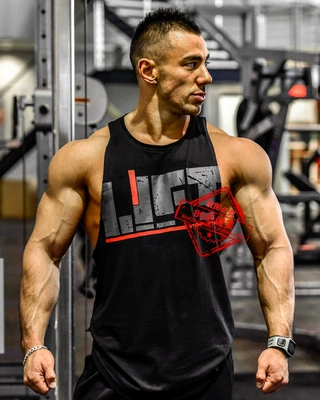 2016 Мужские танк -топы в тренажерном зале мускулистого жилетки на открытом воздухе мужчина спортивный жилет