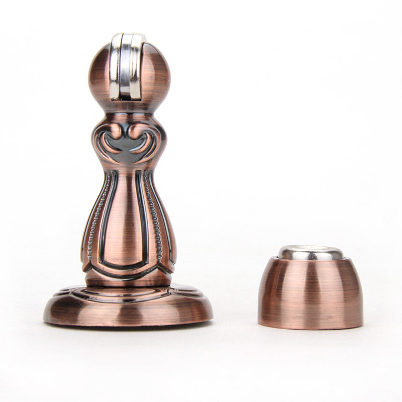 Upscale alloy door suction red ancient copper stainless steel door suction strong magnetic ferroelectric plated door suction wall suction door touch floor suction door stopper