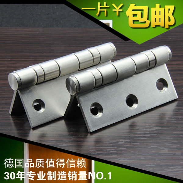 3 inch hinge thickened 2mm 2.5mm stainless steel small hinge folding door hinge 201304 bearing flush hinge