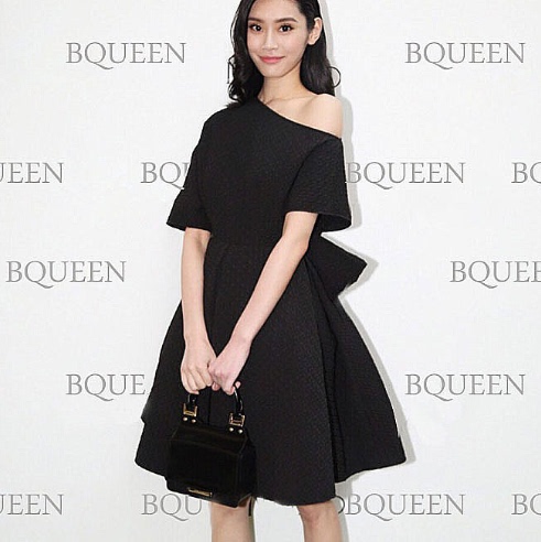 Black Sexy One-Shoulder Off-Shoulder Dress Celebrity Style Socialite Elegant Annual Party Mini Dress for Women Summer