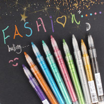  Simple set marker pen Marker pen Rough stroke focus flash color pen Marker pen Thick head pen Student hand account pen