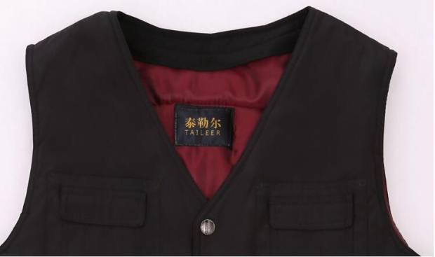 Áo len nam lông một ông bố trung niên ấm áp cộng với áo nhung cotton thật áo vest nữ mùa đông vest trung niên