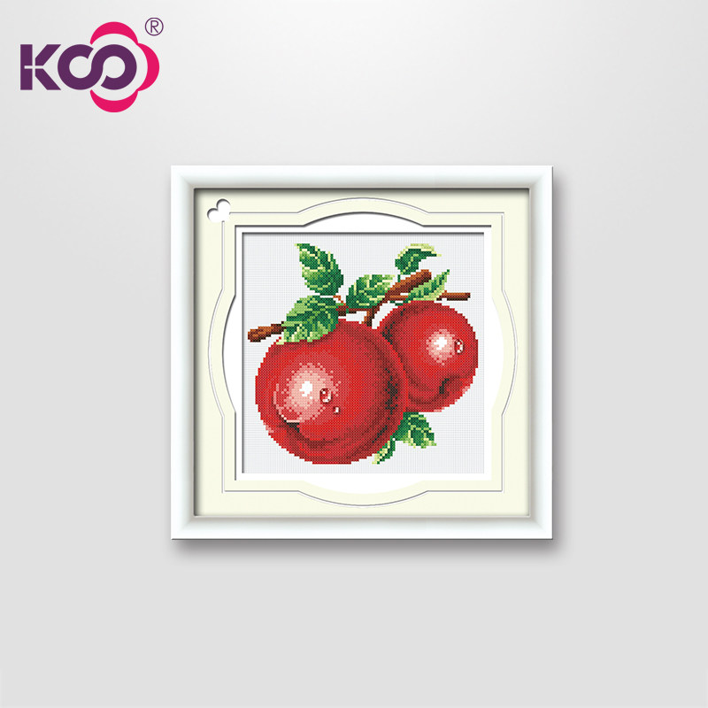 KS Cross Stitch New Dining Fruit Print Series Living Room Multiple Painting Y612146 Apple