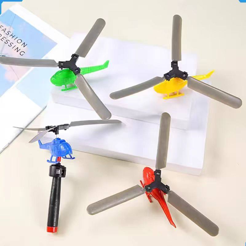 pull string helicopter toy for kids outdoor interactive flying toy gift pull string helicopter toy for kids outdoor interactive flying toy gift