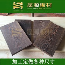 African chicken wing wood wood log countertop wood square DIY wood carving tea tray Tea table material customization