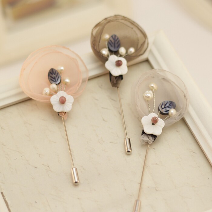 Broche femme en Fils de soie - Ref 1185671 Image 11