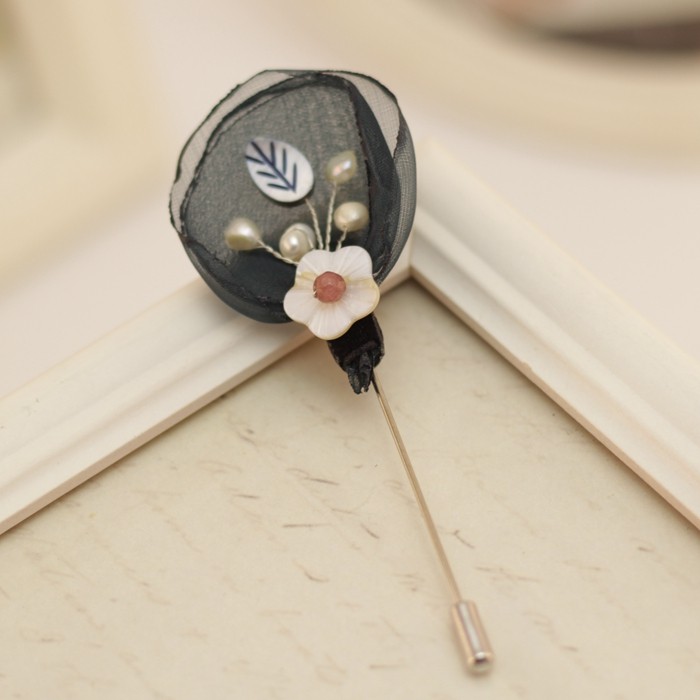 Broche femme en Fils de soie - Ref 1185671 Image 13