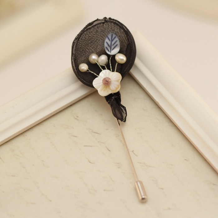 Broche femme en Fils de soie - Ref 1185671 Image 14