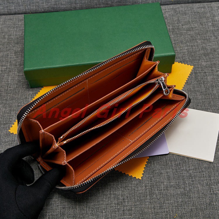 2023 Upgraded Version Korean Style Fashionable Genuine Leather New Single Long Wallet Clutch Black Wallet