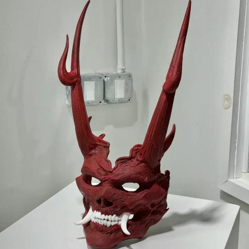 Black Myth Mask Black Wukong Fire Demon Mask Cosplay Red Boy Halloween Props Decoration Gift for Boys