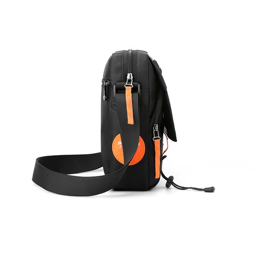 Сумка через плечо, мужская черная вместительная и большая универсальная сумка на одно плечо для путешествий, ткань оксфорд, коллекция 2022