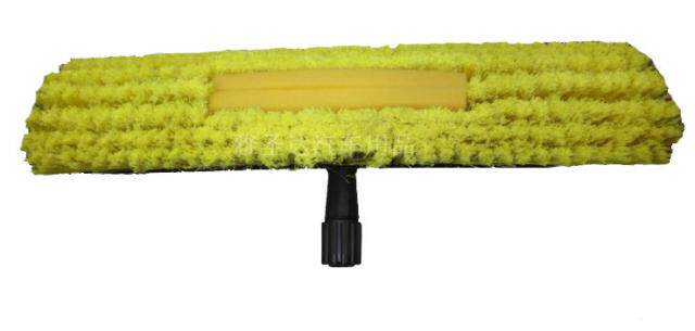 Car cleaning brush imitation wax sweep soft bristle widened curved sponge telescopic car wash brush sweep long handle roof brush
