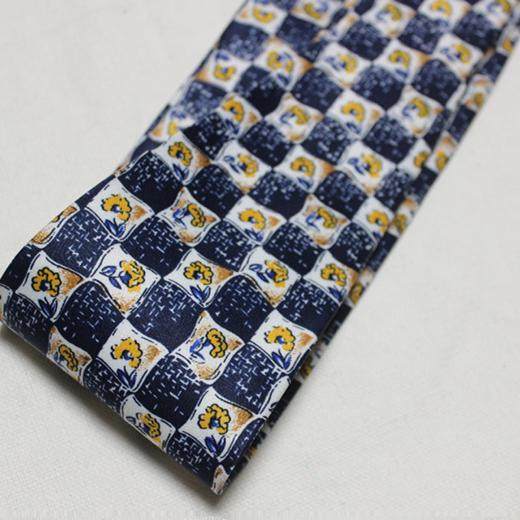 Export original order foreign trade imitation silk men's formal business formal hand-printed wide version 10CM gentleman's printed retro tie