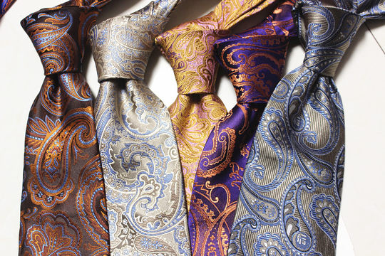 Итальянский шелковый галстук для мужской официальной деловой одежды