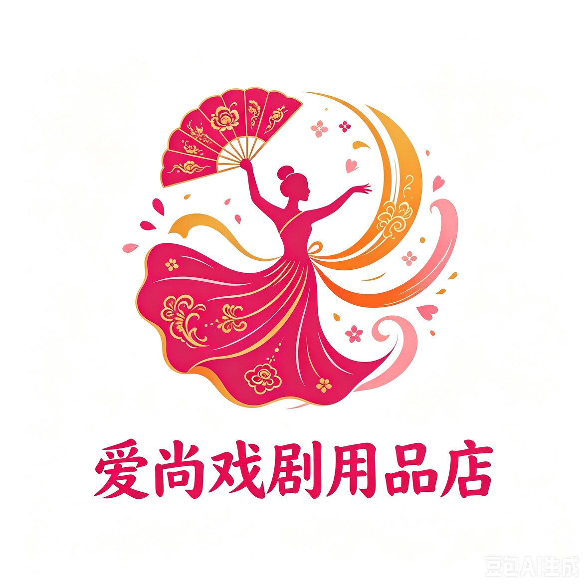 爱尚戏剧用品店的LOGO
