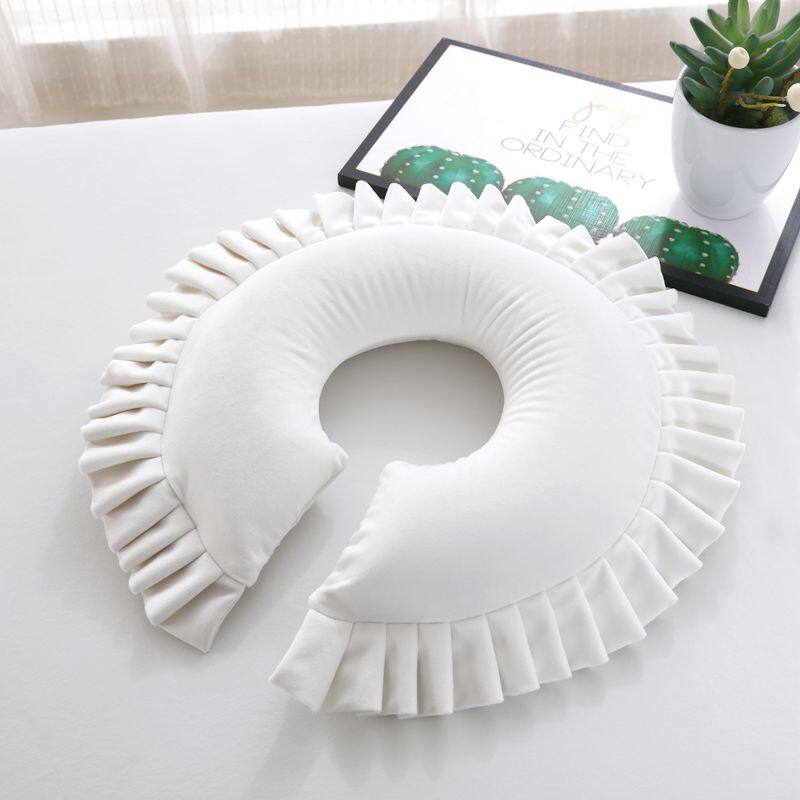 Yunchuangyi beauty salon massage cushion pillow surface pillow beauty bedspread hole pillow face pillow round u-shaped pillow detachable washing pillow