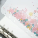 Фотоальбом с молнией, мигающие блестки для ногтей, отрывной лист, «сделай сам», планировщик