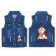 Áo vest denim trẻ em nam và nữ áo vest trẻ em áo vest mới mùa xuân và mùa thu trong áo ghi lê trẻ em phần mỏng phong cách nước ngoài - Áo ghi lê