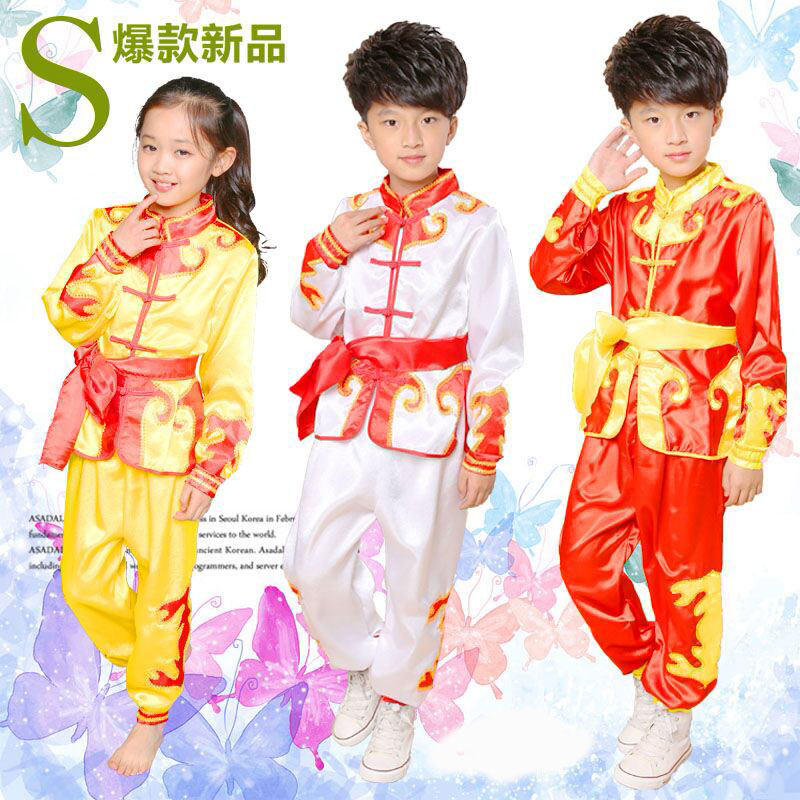 Dance Dragon Clothing Mix With Clothing Kindergarten Elementary School Boys Girls Show Practice Martial Arts
