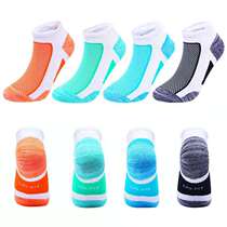 Short tube sports men and women Summer badminton running mountain bike road car Blue Ball fast dry deodorant Marathon Socks