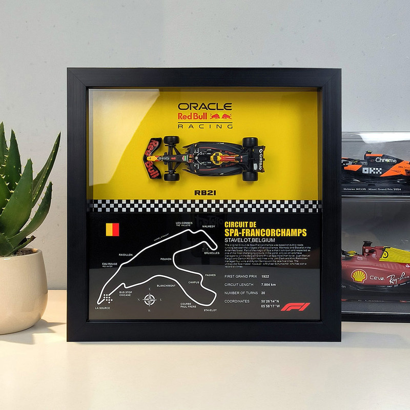 Rb21 Red Bull F1 Verstappen 2025 New Racing Car Model Poster Soft Decoration Wall Frame 3D Hanging Mural