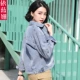 Áo khoác denim nữ rời phiên bản Hàn Quốc của bf Harajuku 2021 mới mùa xuân lưới màu đỏ ngắn hàng đầu của phụ nữ hợp thời trang - Áo khoác ngắn